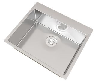 Кухонная мойка Florentina Логика-НМ 600.510.10.10 серебристый